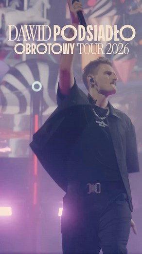 Dawid Podsiadło OBROTOWY TOUR 2026 🔄 Drugi koncert w Warszawie! 🏟️ 28.06.2026 PGE Narodowy Bilety dostępne na eBilet 🎫 | Dawid Podsiadło