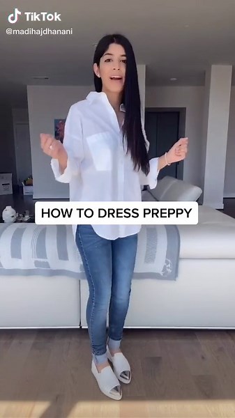 How to dress preppy 💁🏻‍♀️ #learnfromme #jamsession #style #styletips #minitutorials #fashionhacks #desi #howto #fashionblogger #tiktokfashion