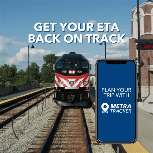 2.3K views · 41 reactions | No more TBD ETAs! Metra Tracker is here to help you track your train, plan your trip, and get you where you need to go -- on-time. Visit metratracker.com and start tracking today. | Metra | Facebook
