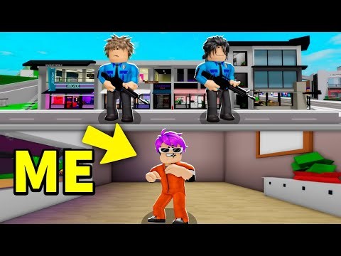 I BUILT A BUNKER TO ESCAPE FROM THE POLICE (Brookhaven)