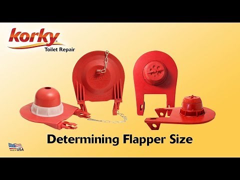 What toilet flapper size do I need?