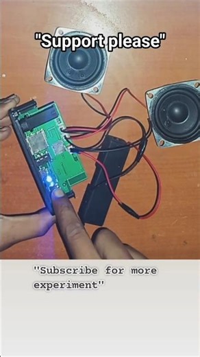 Powerful Bluetooth Speaker Making! 🔊 DIY Experiment #shorts