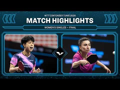 Joo Cheonhui vs Elizabet Abraamian | WS Final | #WTTTunis 2026