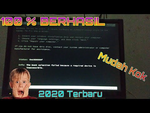Cara Mengatasi Error 0xc000000f di Komputer