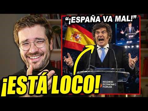 Javier Milei makes a fool of himself in Spain (again). They laugh at him.