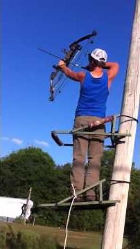 Hilarious tree stand fail