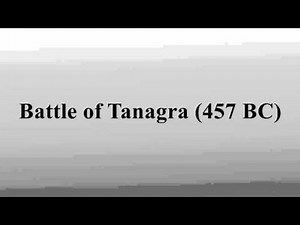 Battle of Tanagra (457 BC) - Alchetron, the free social encyclopedia