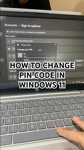 How to change PIN code in windows 11 #windows 11 #learn #virals #pc ows