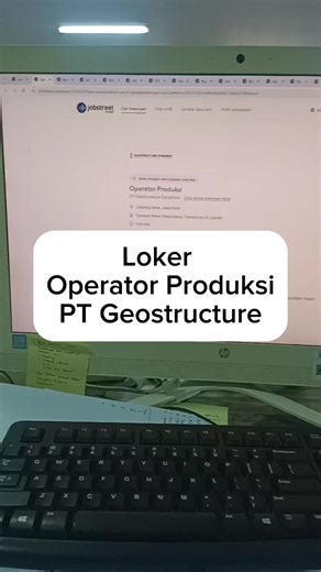 Loker Operator produksi Lokasi Cikarang Jabar#loker2024