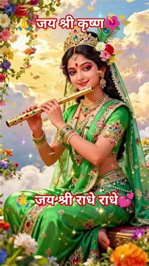 🙏💕 राधा की तमन्ना है 💚 कि कान्हा मुझे मिल जाए 🦚✨#bhaktistatus #youtubeshorts