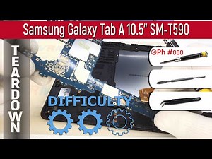 Samsung Galaxy Tab A 10.5'' SM-T590/T595 📱 Teardown Take apart Tutorial