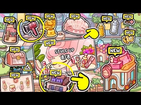 ALL THE NEW SECRETS OF THE NEW HAIR SALON!? // AVATAR WORLD // GAMEAVATARS // PAZU