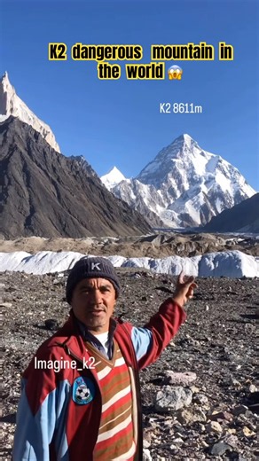 How mountaineer climb k2 _world dangerous peak 🏔️ #mountains #k2 #k28611m #k2mountain