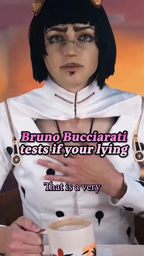 Bruno Bucciarati has a very... unique... way of finding the truth... #asmr #sleep #cosplay #jojo #jojosbizarreadventure #anime #manga #fyp #foryou #asmrtiktok #halloween