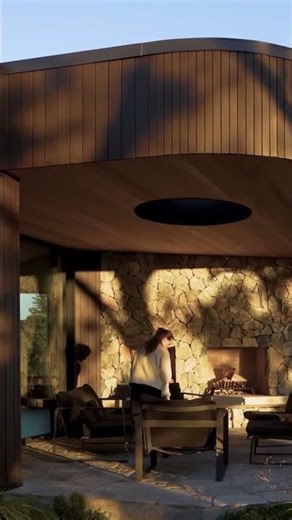 This Dramatic Cliffside House Blends Into the Landscape