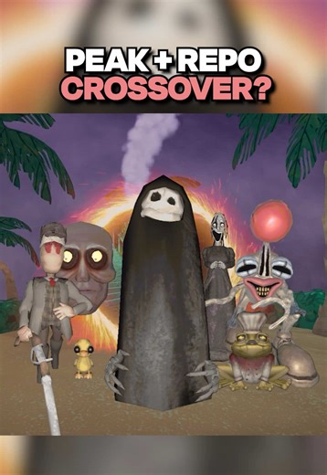 PEAK x REPO crossover? (Ep 2) #peak #peakgame #repo #repogame #funny | video games