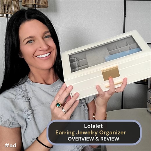 Watch Organizer for earrings and other small jewelry Review on Amazon Live