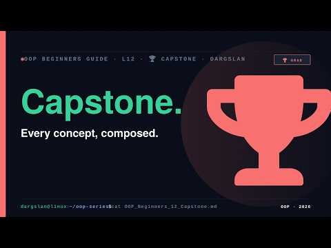 I built a complete OOP capstone in Python | E-commerce domain model | Series finale