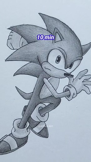 How to Draw Sonic Tutorial