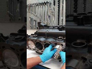 Assembly the new B235 short block, with forged pistons, con rods and BILLET crankshaft