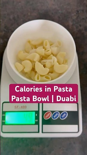 How Many Calories in 1 bowl Pasta? PASTA in Dubai! 🇦🇪🍝