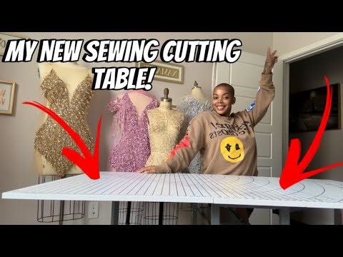My NEW Sewing CUTTING TABLE!
