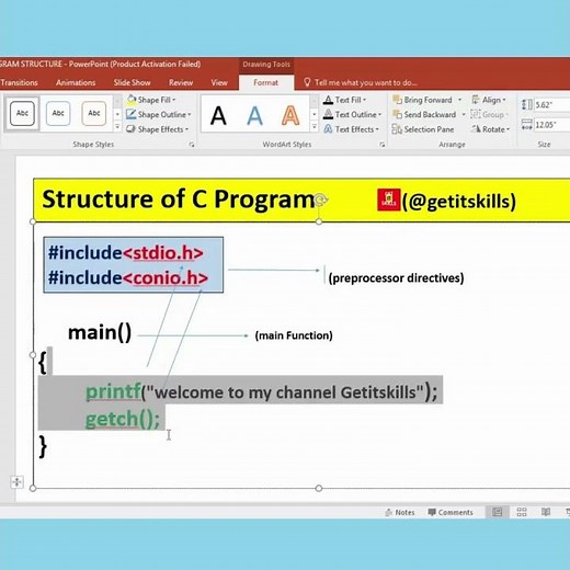Pre-processor in C| Preprocessor Directive #include | C Programming Tutorials|getitskills