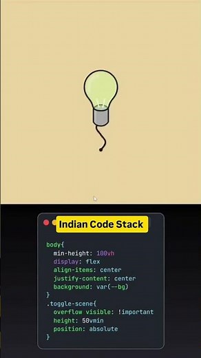 Create a Glowing Light Bulb with CSS
