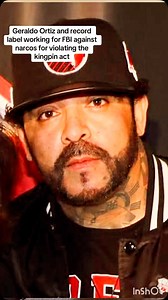Breaking news🚨🚨CEO record label and famous singer Geraldo Ortiz working with the FBI against narcos for violating the kingpin act😳😳😳#1 #gangster #gangs #prison #prisoner #méxico #narcos | FiveNine Jayy