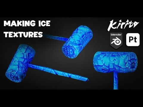 How to Make Stylized Ice Textures Using Blender & Substance Painter