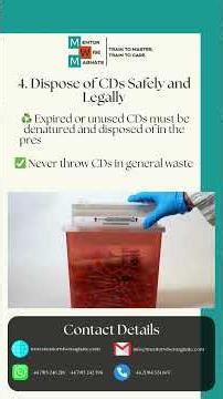 LEARN 5 TIPS ABOUT Handling Schedule 2 Controlled Drugs!