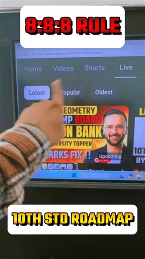 Giri Tutorials on Instagram: "8:8:8 Rule ? 15 November se tyari shuru karo! ⚡️ 10th SSC Board Exam 2026 ka full roadmap yaha hai! Agar 95%+ score karna hai, toh ye video miss mat karna! 📚🔥 Pradeep Giri Sir ke guidance me smart study karo, topper ban jao! 🚀 Roadmap + Strategy + Subject-wise Plan = 100% Success Guarantee! #10thBoardExam2026 #SSCBoard2026 #BoardExamRoadmap #95percentTarget #Class10Students #MaharashtraBoard #StudyMotivation #StudyTipsHindi #PradeepGiriSir #BoardExamPreparation #