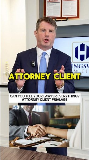 Can you tell your lawyer everything? Attorney-client privilege #lawyer #texas #learning