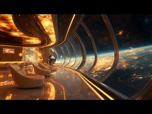 🌌 Intergalactic Balcony View – Chill Ambient Music Above the Clouds | 4K Ultra HD | 5 Hours