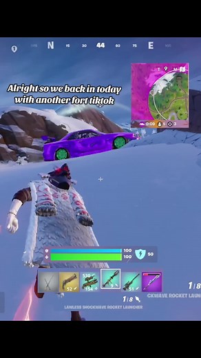 Epic Rocket Jumping Action in Fortnite Gameplay