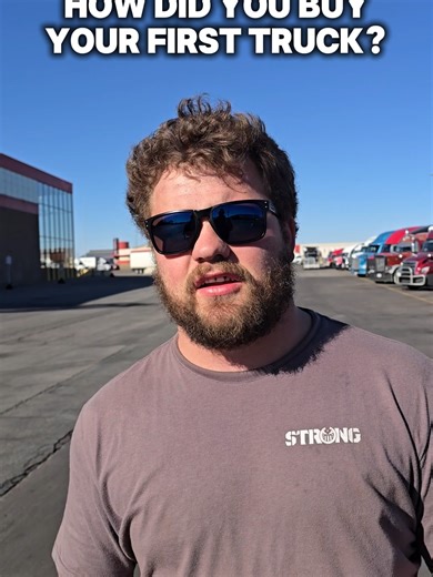 5 years in - he bough his on Kenworth #trucking #truckdriver #semitruck #cdl #owneroperator