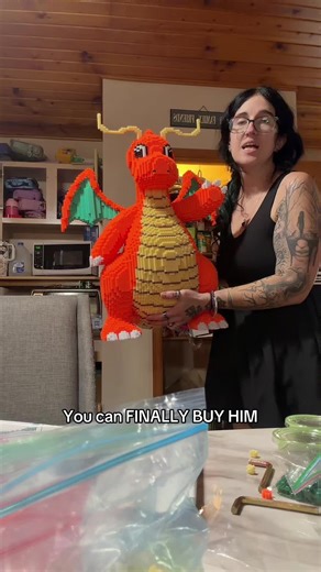 Go go go! #dragonite #pokemon #pokemonbuild #3dbuild #fyp | Pokemon