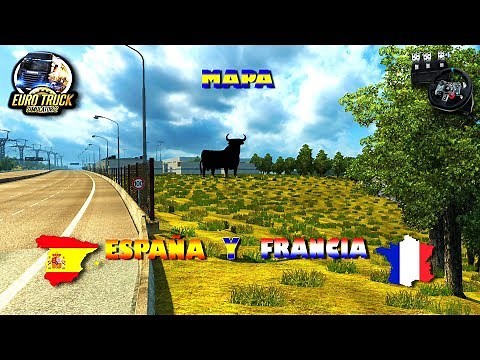 ETS2( 1.18) MAPA DE ESPAÑA Y FRANCIA Turorial instalacion y ruta