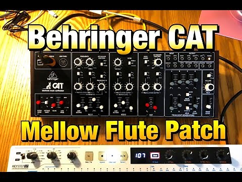 Behringer CAT - 1970s Style Mellow Flute Lead & Variations - Patch Design Tutorial
