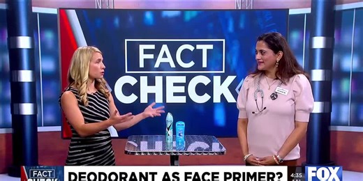 Should you put deodorant or antiperspirant on your face?