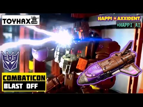Transformers BLAST OFF Toy Review with TOYHAX Decals and AI Animations