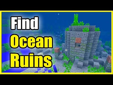 How to Find Ocean Ruins in Minecraft (Best Tutorial)