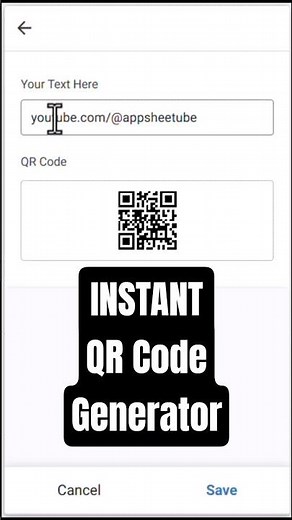 Turn ANY Text into a QR Code in AppSheet! 🤯