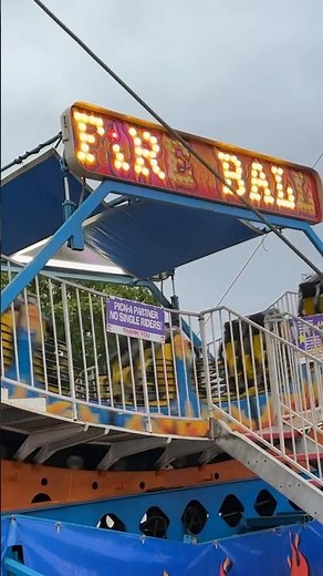 HTC Fireball Ride #fun #carnival #carnivalamusement #ride #carnivalride #fireball #ringoffire