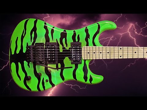 Fast Hard Rock Metal Guitar Backing Track G Major Jam