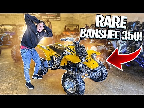 BUYING THE RAREST 2006 BANSHEE 350 QUAD ??? | BRAAP VLOGS