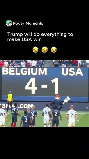 Trump changing the score😂😂😂 #football#soccer