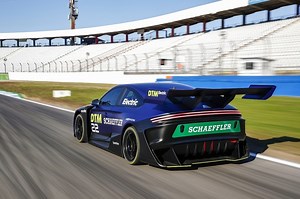DTM unveils electric series demo car, set for 2023 support role