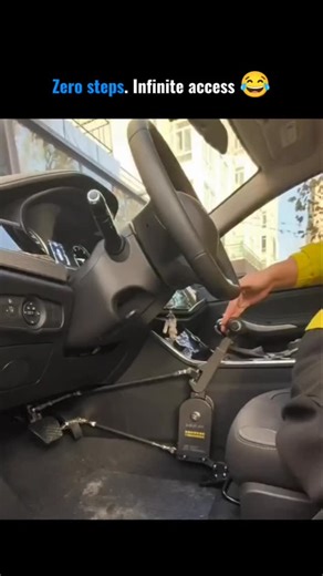 Trendingsociety on Instagram: "This car doesn’t need your feet. Accelerator and brake are fully controlled by the hands — just like shifting gears. Designed for accessibility, precision, and faster reaction time, this hand-control system allows drivers to operate speed and stopping without touching the pedals at all. Every movement stays within arm’s reach, reducing strain and opening up driving for people with mobility challenges. It’s not a gimmick. It’s smart engineering redefining how contro