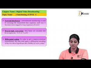 Functioning of DVB C | Digital Video Broadcasting | TV and Video Engineering